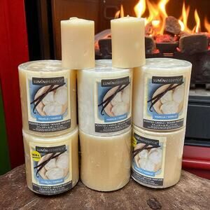 Luminessence Vanilla Scented Candle 7oz Hostess Housewarming Lot of 8 Gift Decor